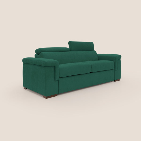 online Divano Letto 3 Posti 200x100x95 cm in Tessuto Verde