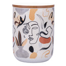 Set 2 Barattoli 750 ml in Bone China VdE Tivoli 1996 Face to grey 