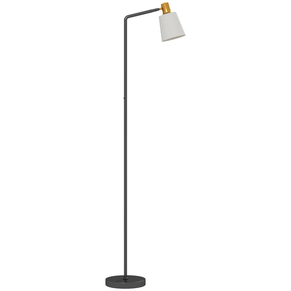 Lampada da Terra LED con Testa Girevole a 350° Regolazione Temperatura del Colore Nero sconto