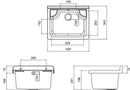 Lavatoio 42x34x24 cm in Polipropilene 11,5l Pilozzo Wash Bianco Lucido