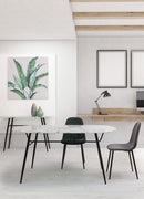 Set 4 Sedie 52,5x42,5x90 cm Irelia in Velluto Verde Scuro