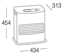 Stufa Elettrica a Combustibile Liquido Portatile 4000W Karlsen Inverter 6026 Grigia