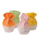 Set 16 Sacchetto in Tessuto 17 cm x 9 Ø 