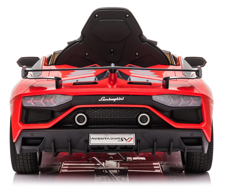 Macchina Elettrica per Bambini 12V con Licenza Lamborghini Aventador Rossa