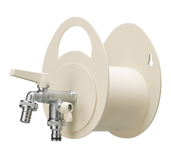 Portatubo da Muro in Metallo con Rubinetto a Doppia Uscita Belfer 42/MU Avorio online