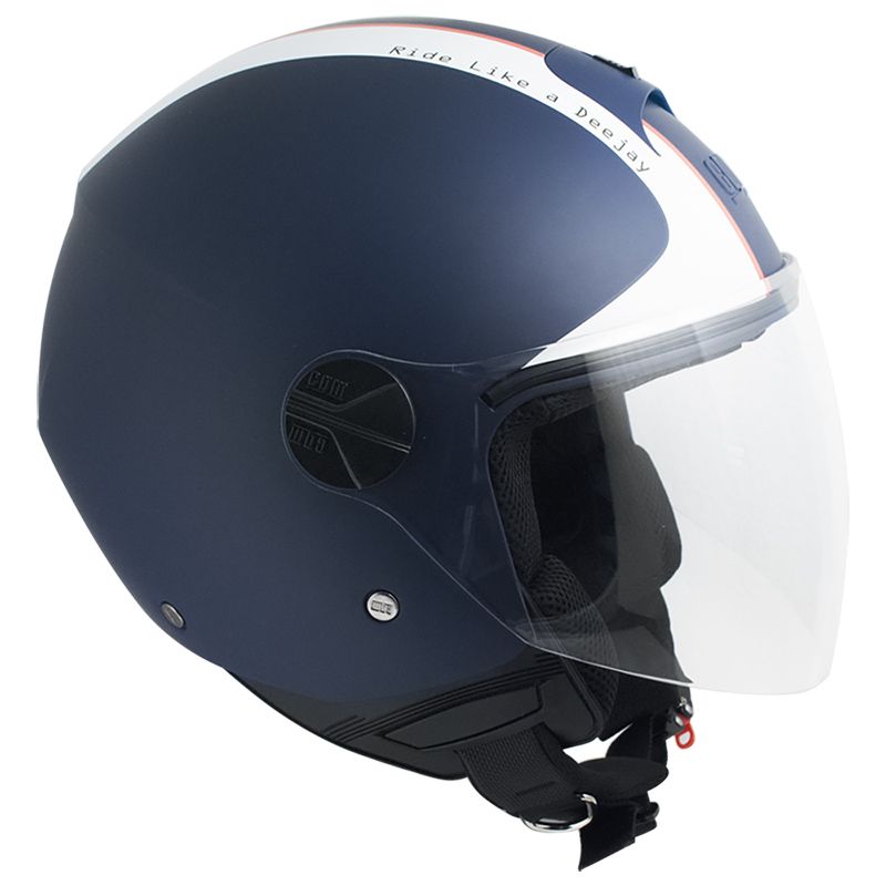 Casco Jet per Scooter Visiera Lunga CGM Deejay 107DJ1 Blu Opaco
