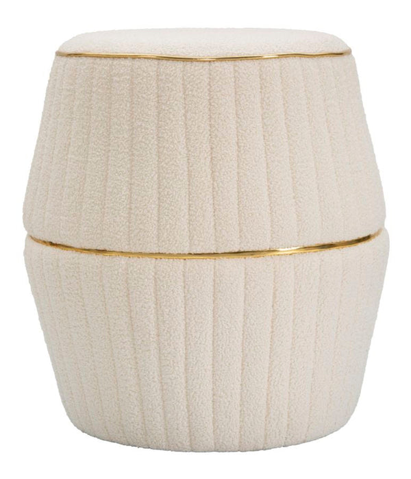 Pouf Iceland Plus Ø 50x52 cm in Legno sconto