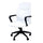 Chaise de bureau opérative en similicuir blanc Start