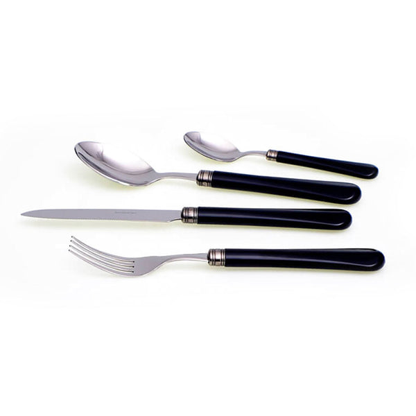 Ménagère de Service 24 Pièces en Acier Inoxydable Noir Rivadossi Sandro Giulietta acquista