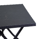 Set Tavolo e 2 Sedie Pieghevoli da Giardino in Ferro Spokane 