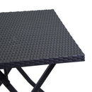 Set Tavolo e 2 Sedie Pieghevoli da Giardino in Ferro Spokane 