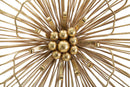 Pannello Flower Stick 45x7,5x42 cm in Ferro Oro