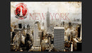 Fotomurale - New York - Post Age Stamp Carta Da Parato Erroi