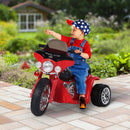 Moto Elettrica Polizia per Bambini 6V Police Rossa 