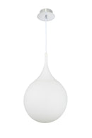 Lampada pendente Pendant in Metallo Dewdrop Bianco