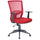 Chaise de bureau en tissu et maille Tosini New Orleans Red