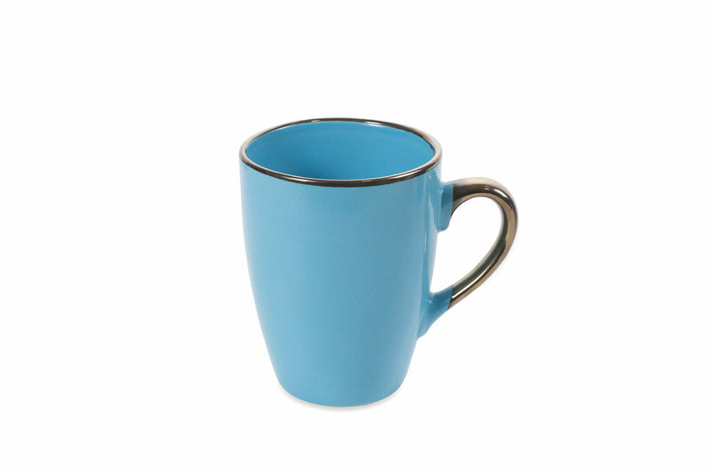 Set 18 Tazze Ø8,5x10,5 cm in Gres Villa d'Este Home Tivoli Royal Passion