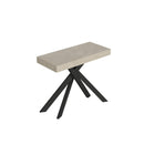 Consolle Allungabile 90-196x40x77 cm Saki Small Premium Cashmere Gambe Antracite 