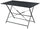 Table de jardin pliante 110x70x72 cm en fer anthracite
