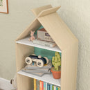 Libreria per Bambini 3 Ripiani e Cassetto e Dispositivo Antiribaltamento 50x30x119,5 cm Verde 