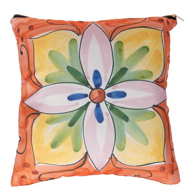 Set 3 Cuscini Decorativi 45x45 cm in Poliestere VdE Tivoli 1996 Infinito