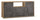 Buffet 2 portes 2 tiroirs 174x84x41 cm Noyer Stelvio/Oxyde noir