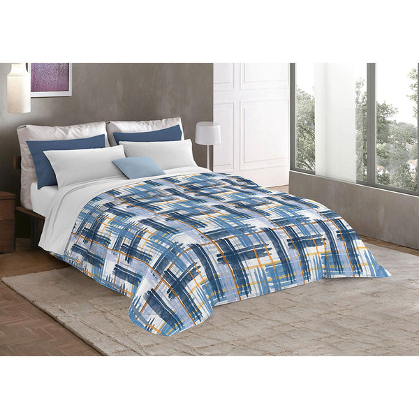 sconto Courtepointe avec imprimé de traits