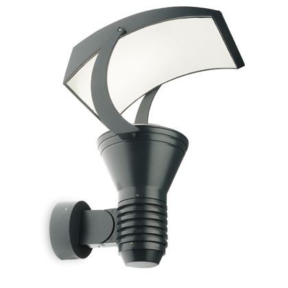 sconto Grande applique murale avec voile grise pour l'extérieur Ligne Livos Sail