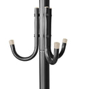 Appendiabiti da Terra H171 cm 11 Ganci in Metallo Nero