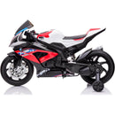 Moto Elettrica per Bambini 12V con Licenza BMW HP4 Race Rosso