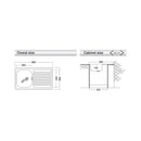 Lavello incasso 86x50 cm sinistro Samet