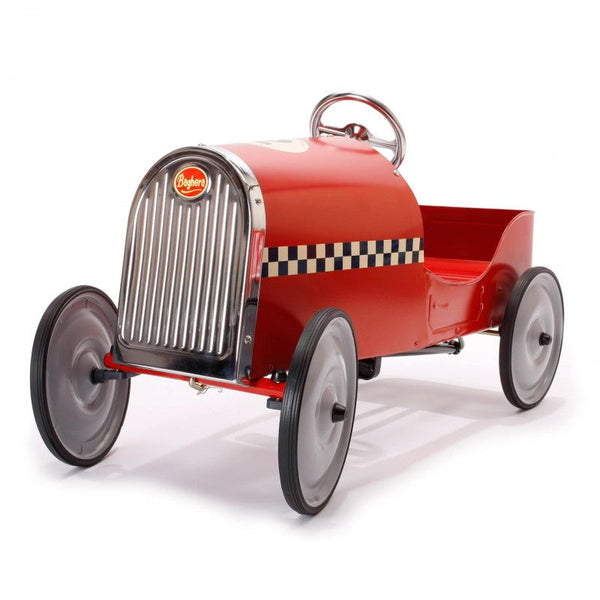 acquista Voiture de Course à Pédales Vintage pour Enfants Baghera Legend Rouge