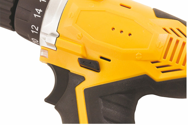 Trapano Avvitatore a Batteria 12V Kooper Faidatè Giallo