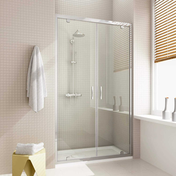 sconto Porte de Douche 2 Portes Battantes En Cristal Transparent 6mm H198 Fosterberg Aalborg Différentes Tailles