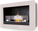 Camino a Bioetanolo da Parete 45x65 cm Karlsen Treviso Bianco