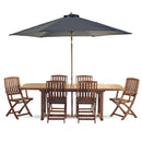 Tavolo Allungabile da Giardino 180/240x100xH75 cm in legno Brian