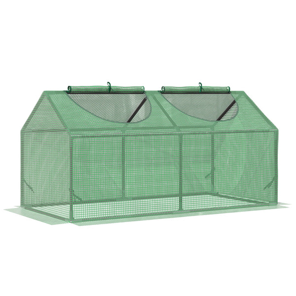 acquista Serre de jardin 120x60x60 cm avec couverture PE verte