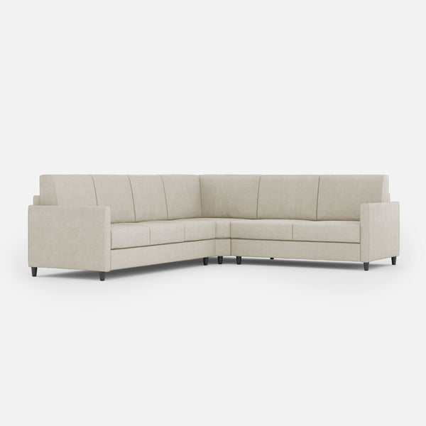 acquista Canapé d'angle Karay 6 places 281x241x85 cm en tissu lait