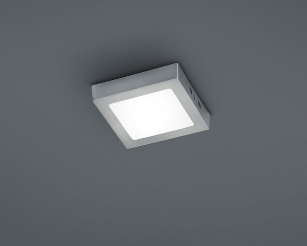 sconto Plafoniera da Interno a LED in Alluminio Nichel Opaco
