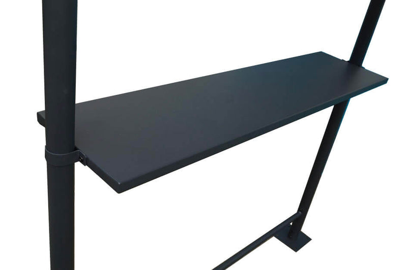 Tettoia per Barbecue 250x135x224 cm in Acciaio con Accessori 