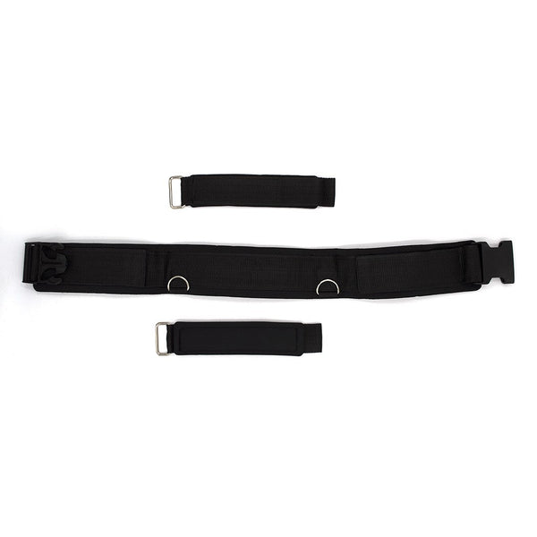 Bandes de résistance noires avec crochets de ceinture et sac prezzo