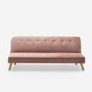 Divano Letto Clic Clac 180x81x77 cm in Tessuto Rosa