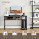 Scrivania da Ufficio 120x60x75 cm in Legno e Metallo Marrone Rustico