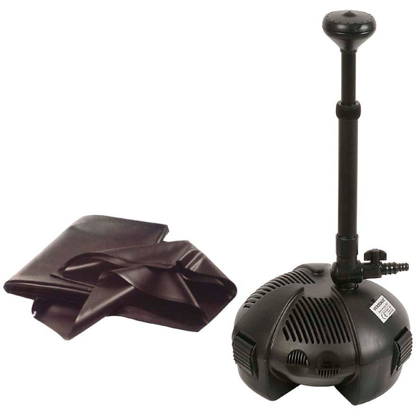 online Kit Complet pour Pompe de Bassin + Bâche PVC 1500 l/h Rama Lagomax