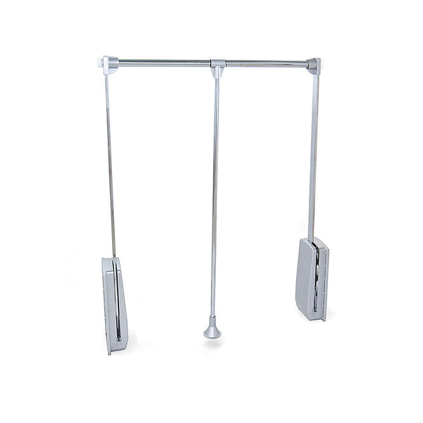 prezzo Emuca Cintre à Loquet en Acier Chromé pour Placard 83-115 cm Max 12Kg