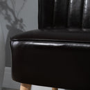 Divano 2 Posti 117x56,5x77 cm in Similpelle Marrone Scuro