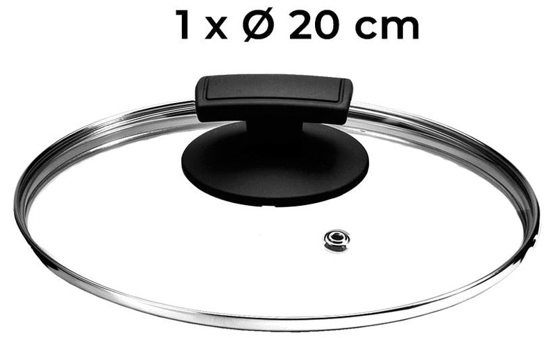 Batteria di Pentole 4 Pezzi in Alluminio Pressofuso Antiaderente Olympia Hard Cook