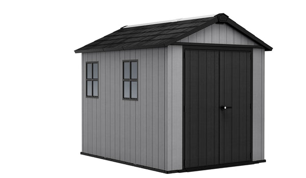online Casetta Box da Giardino 230x287x246 cm Newton Plus 759/975 Doppia Opzione Montaggio in Resina Evotech+ Grigio cm