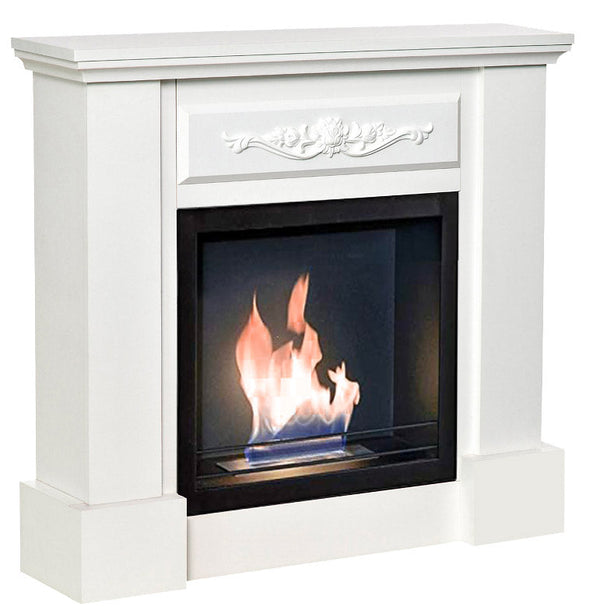 Camino a Bioetanolo da Pavimento 81x29x76 cm Versaille Bianco acquista