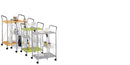 Carrello da Cucina Pieghevole Bianco in Acciaio Tosini TA019W